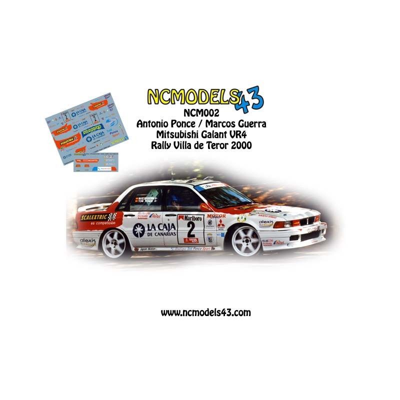 Toñi Ponce - Mitsubishi Galant VR4 - Rally de Teror 2000