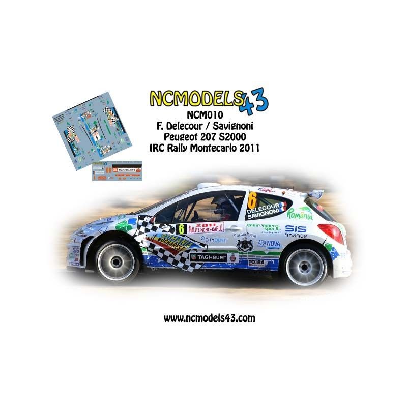François Delecour - Peugeot 207 S2000 - Rally Montecarlo 2011
