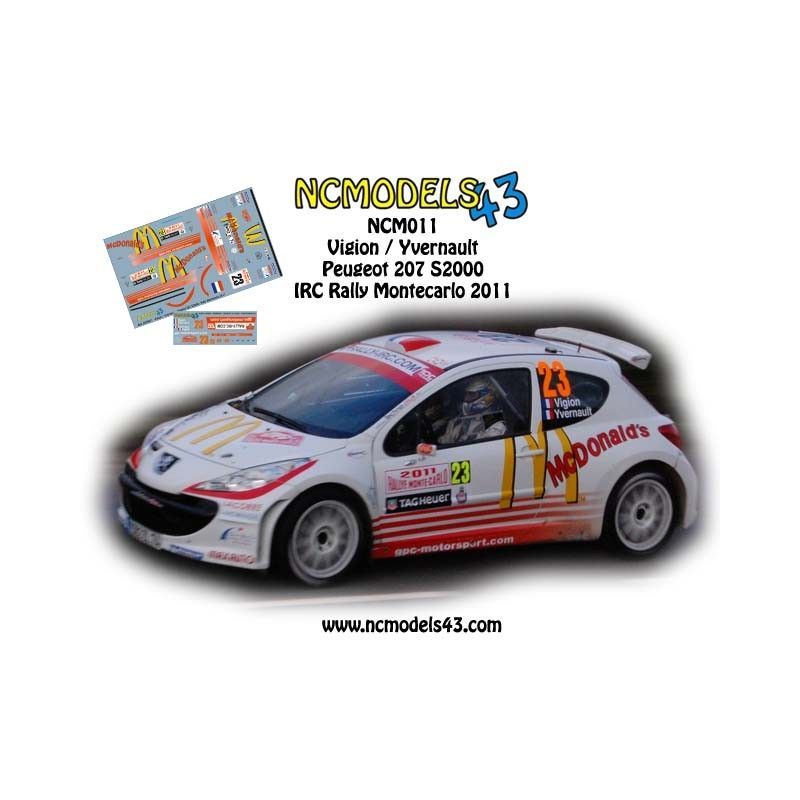 Jean Sebastien Vigion - Peugeot 207 S2000 - Rally Montecarlo 2011