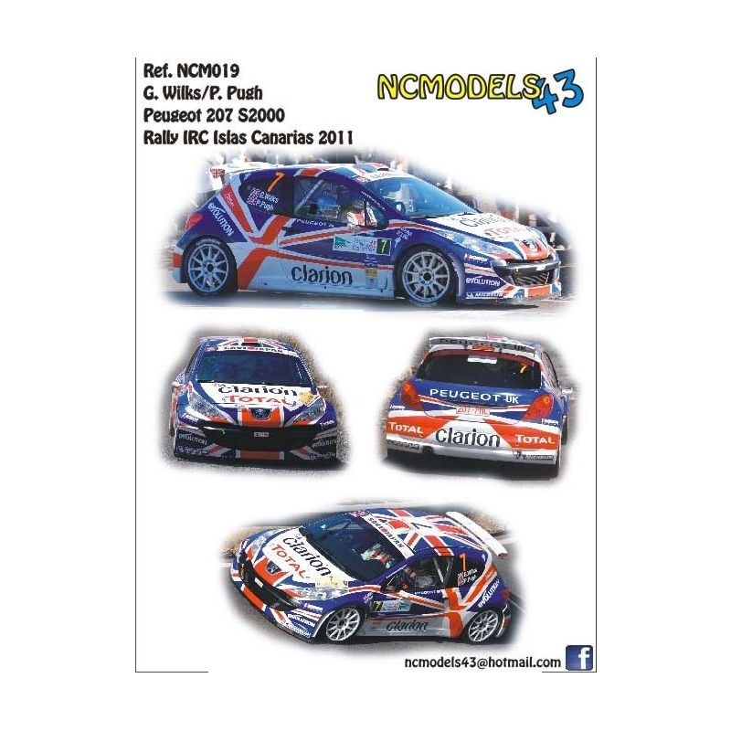 Guy Wilks - Peugeot 207 S2000 - Rally Islas Canarias 2011
