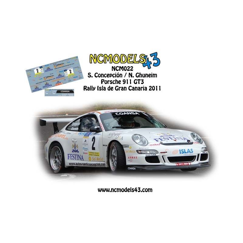 Santi Concepción - Porsche 911 GT3 - Rally Gran Canaria 2011
