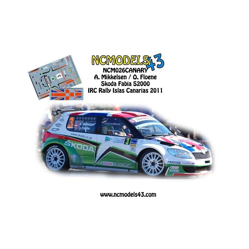 Andreas Mikkelsen - Skoda Fabia S2000 - Rally Islas Canarias 2011