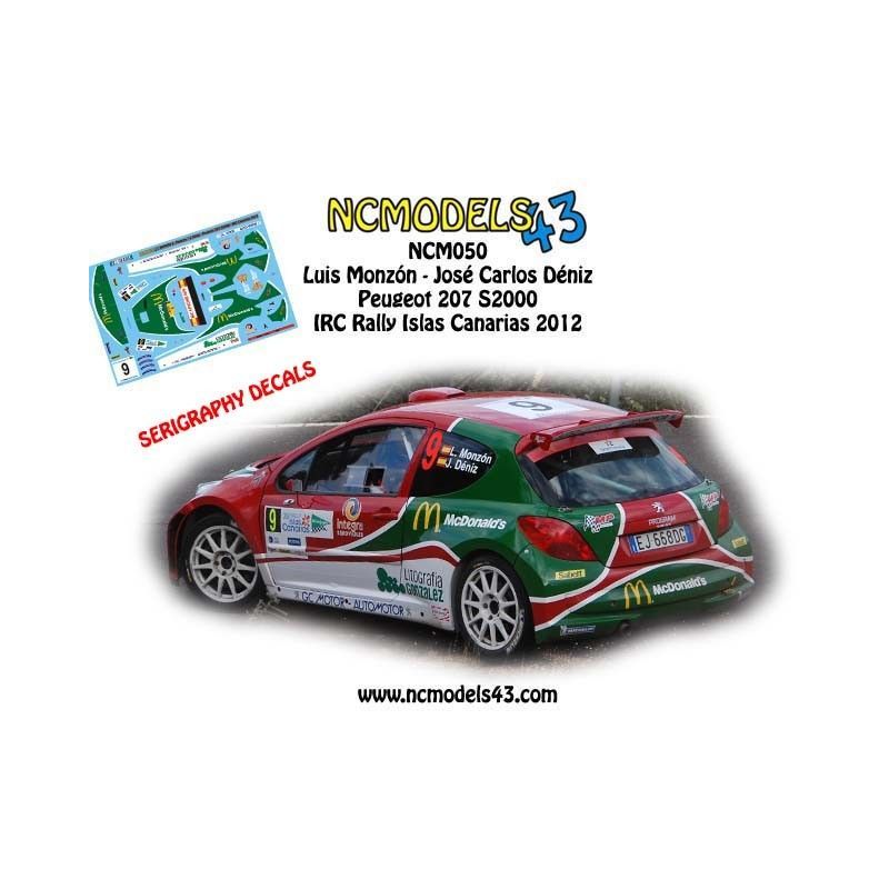 Luis Monzón - Peugeot 207 S2000 - Rally Islas Canarias 2012