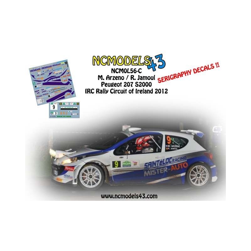 Mathieu Arzeno - Peugeot 207 S2000 - Circuit of Ireland Rally 2012