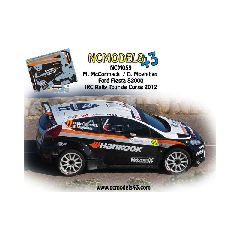 Marty McCormack - Ford Fiesta S2000 - Rally Corsega 2012