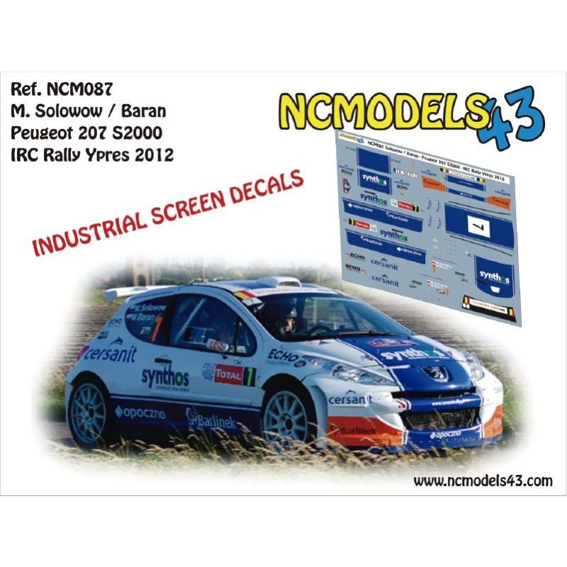 Michal Solowow - Peugeot 207 S2000 - Rally Ypres 2012