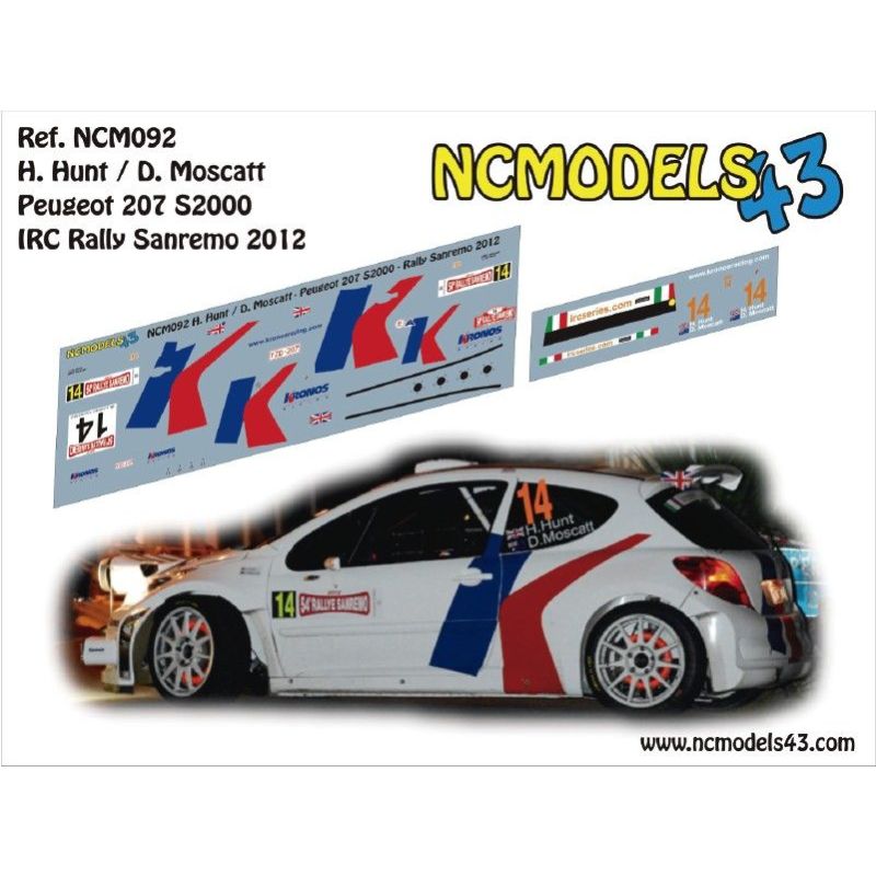 Hurry Hunt - Peugeot 207 S2000 - Rally Sanremo 2012