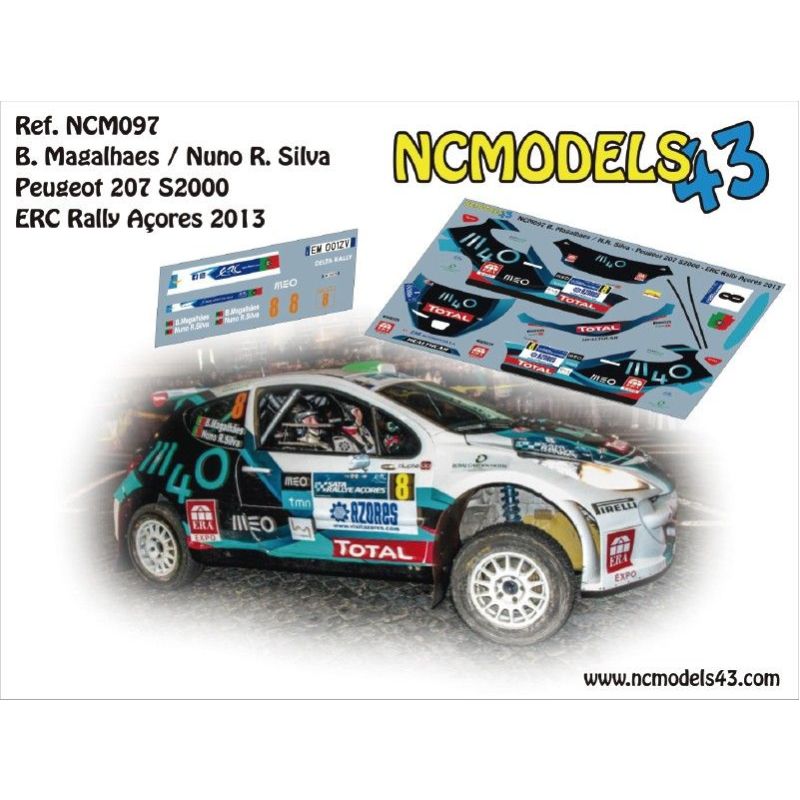 Bruno Magalhaes - Peugeot 207 S2000 - Rally Sata Açores 2013