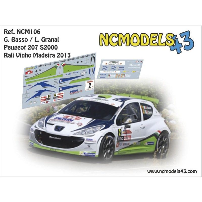 Giandomenico Basso - Peugeot 207 S2000 - Rali Vinho da Madeira 2013