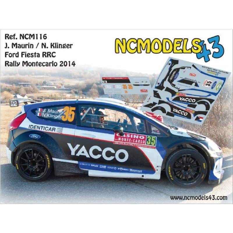 Julien Maurin - Ford Fiesta RRC - Rally Montecarlo 2014
