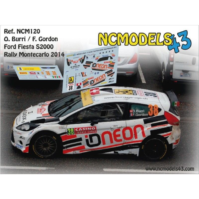 Olivier Burri - Ford Fiesta S2000 - Rally Montecarlo 2014