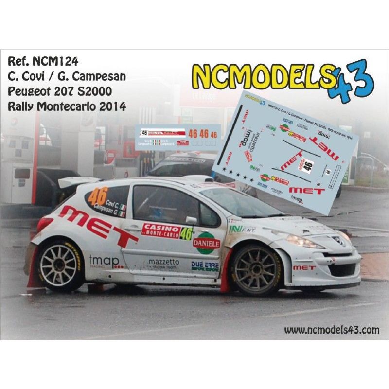 Carlo Covi - Peugeot 207 S2000 - Rally Montecarlo 2014