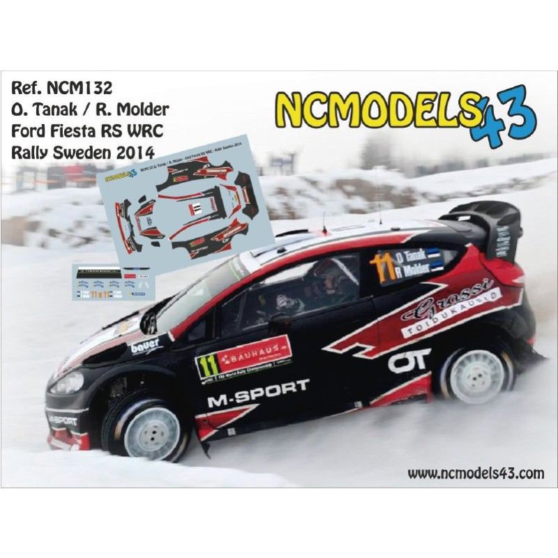 Ott Tanak - Ford Fiesta RS WRC - Rally Suecia 2014