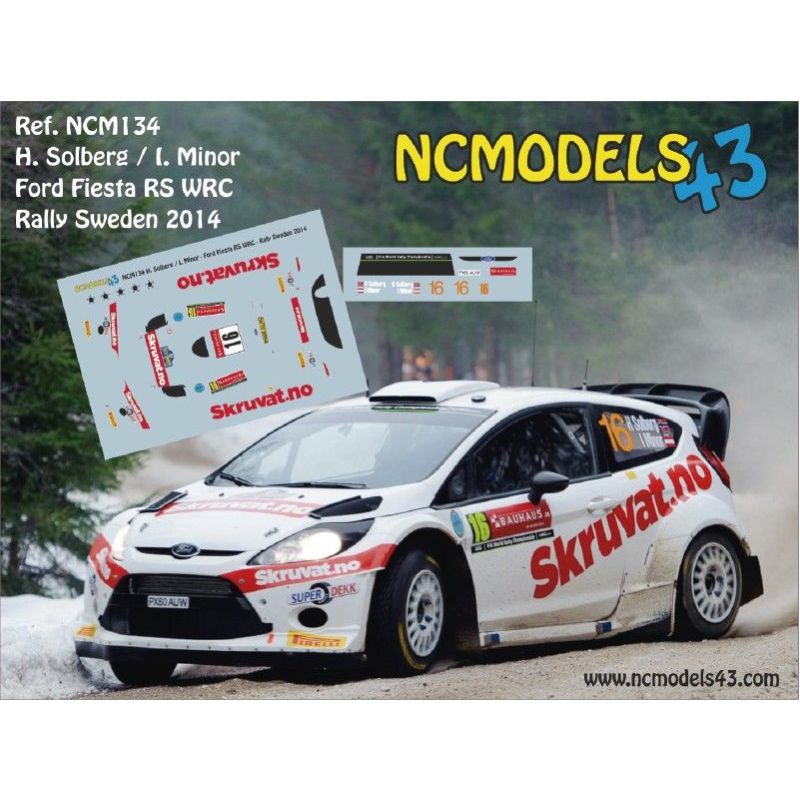 Henning Solberg - Ford Fiesta RS WRC - Rally Suecia 2014