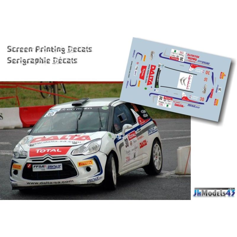 Cedric Robert - Citroen DS3 R3T - Rally MontBlanc 2013