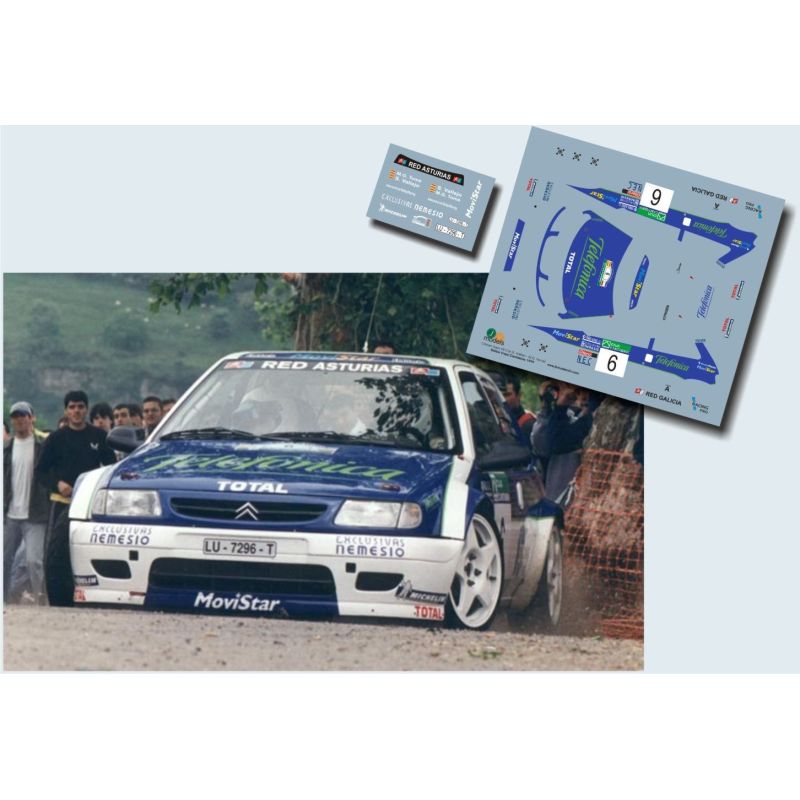Sergio Vallejo - Citroen Saxo Kit Car - Rally Caja Cantabria 1999