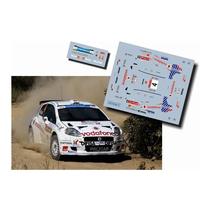 Dani Solá - Fiat Punto S2000 - Rally Portugal 2008