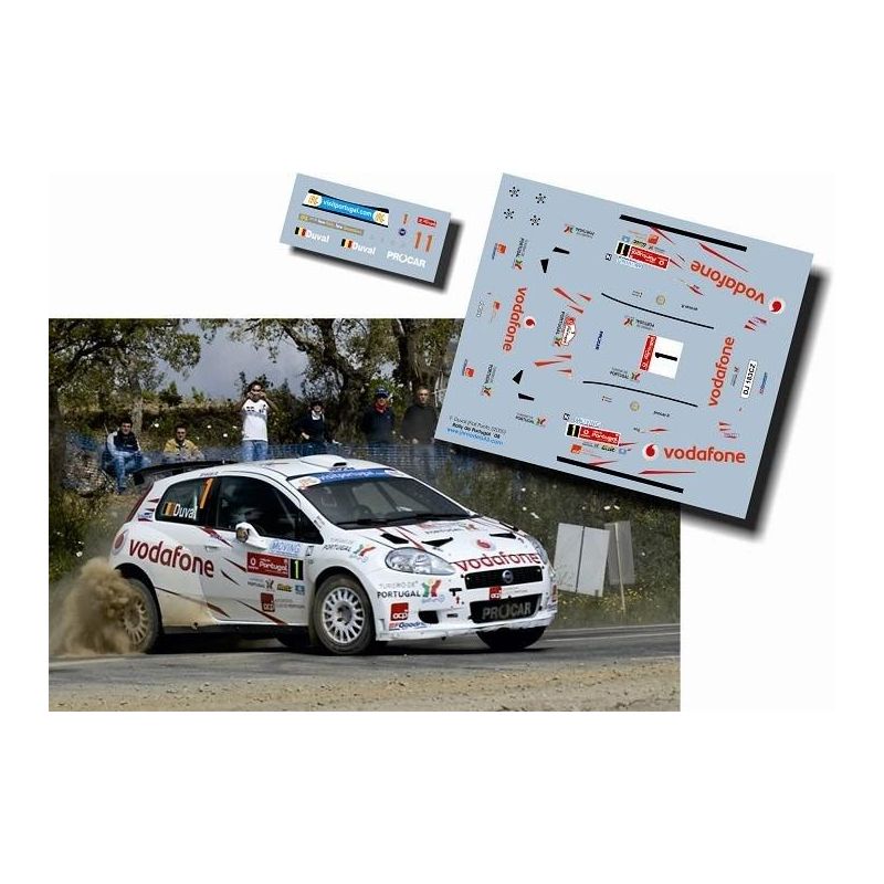 François Duval - Fiat Punto S2000 - Rally Portugal 2008
