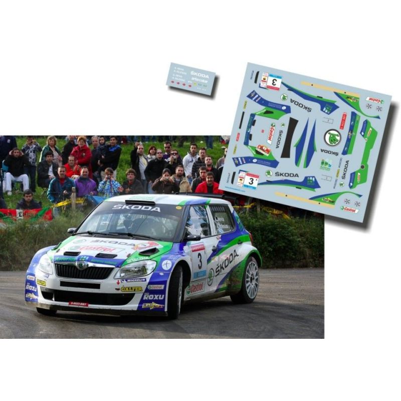Alberto Hevia - Skoda Fabia S2000 - Rally Cantabria 2011