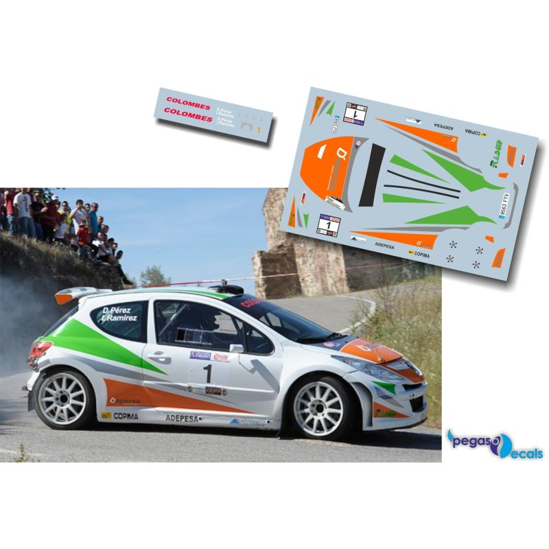 David Pérez - Peugeot 207 S2000 - Rally Pozoblanco 2012