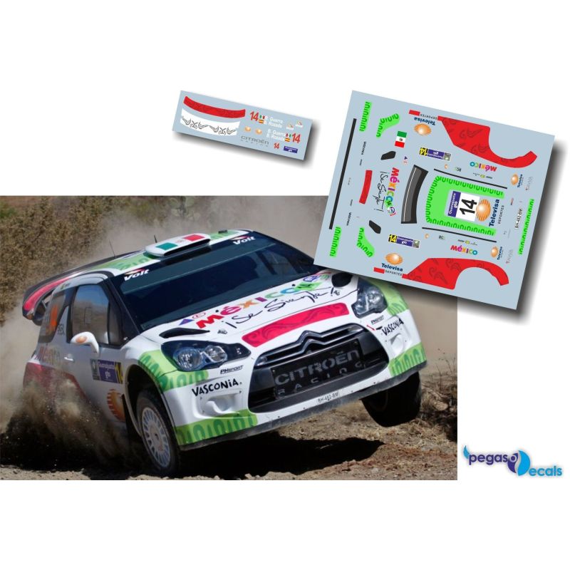 Benito Guerra - Citroen DS3 WRC - Rally México 2013