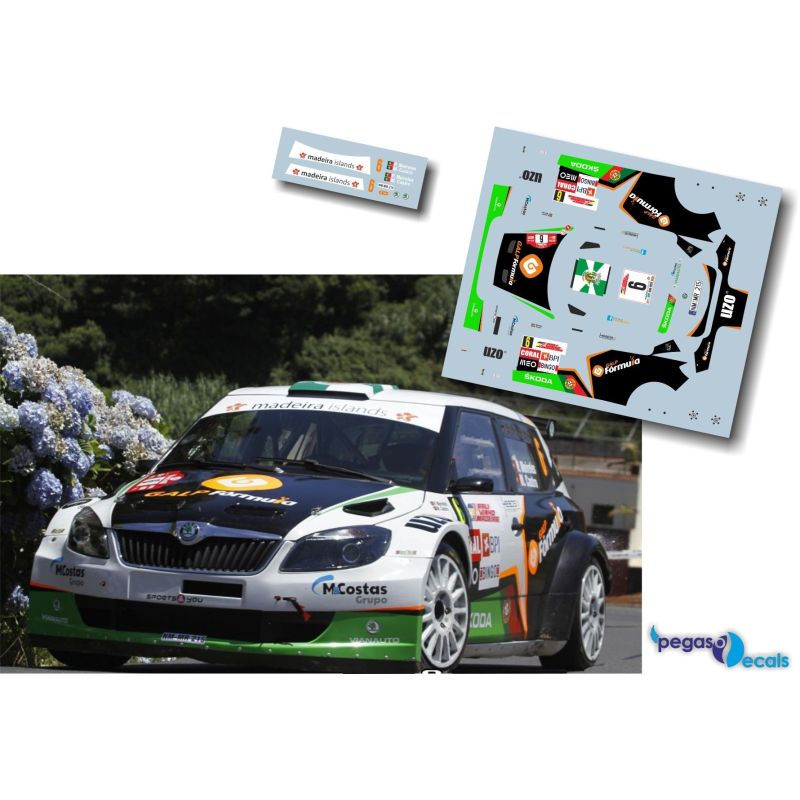 Pedro Meireles - Skoda Fabia S2000 - Rali Vinho da Madeira 2013
