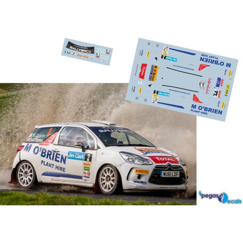 Keith Cronin - Citroen DS3 R3T - Rally Jim Clark 2012
