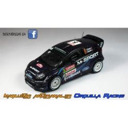 Elfyn Evans - Ford Fiesta WRC - Rally Montecarlo 2014