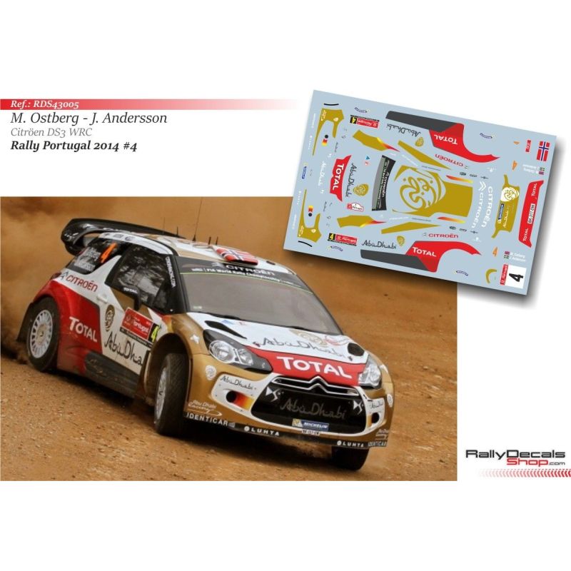 Mads Ostberg - Citroen DS3 WRC - Rally Portugal 2014