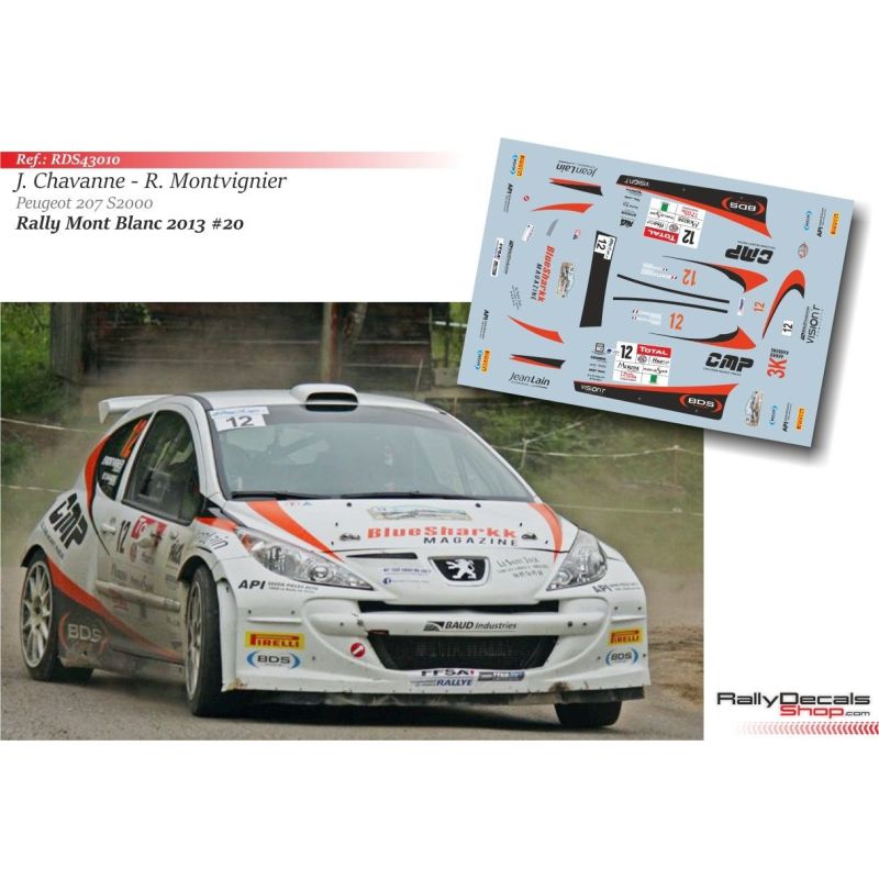 Jérome Chavanne - Peugeot 207 S2000 - Rally MontBlanc 2013