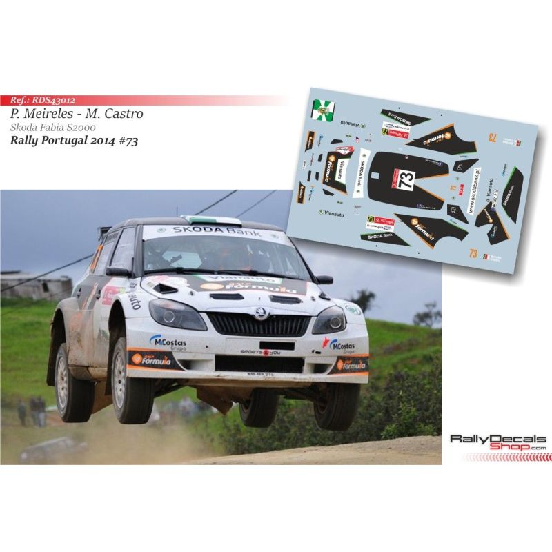 Pedro Meireles - Skoda Fabia S2000 - Rally Portugal 2014