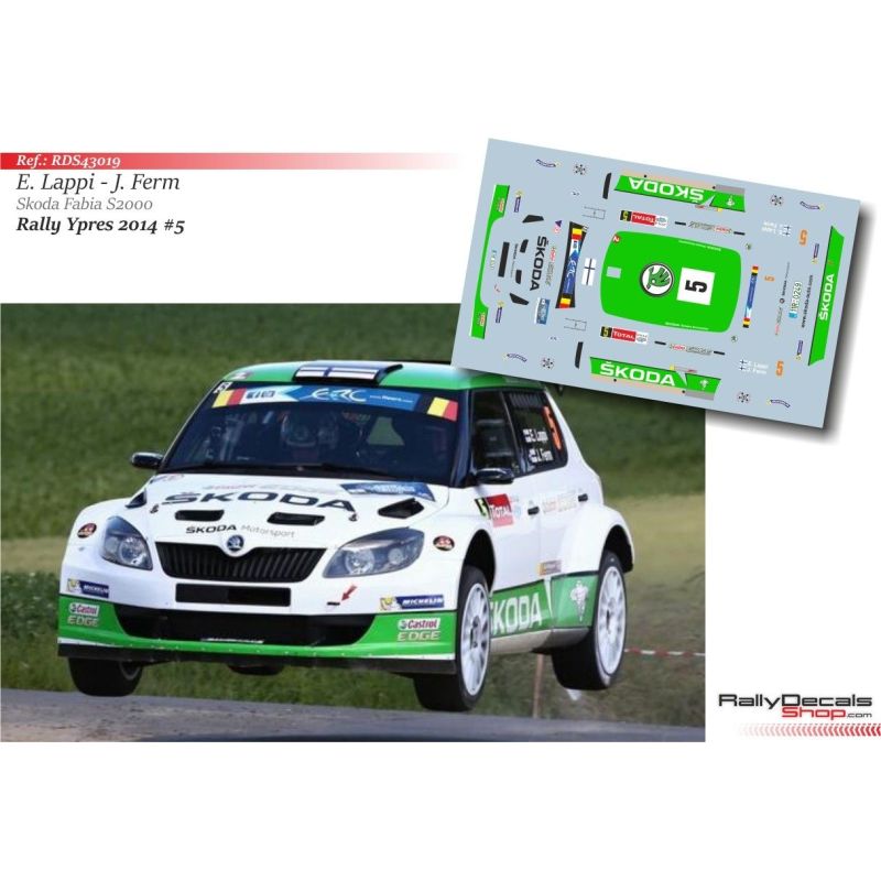 Esapekka Lappi - Skoda Fabia S2000 - Rally Ypres 2014