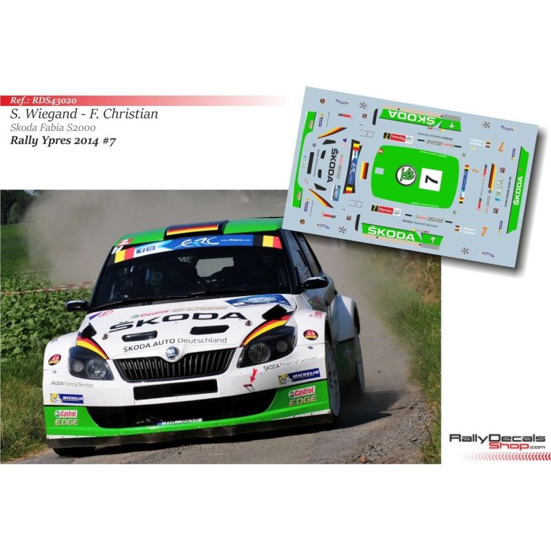 Sepp Wiegand - Skoda Fabia S2000 - Rally Ypres 2014