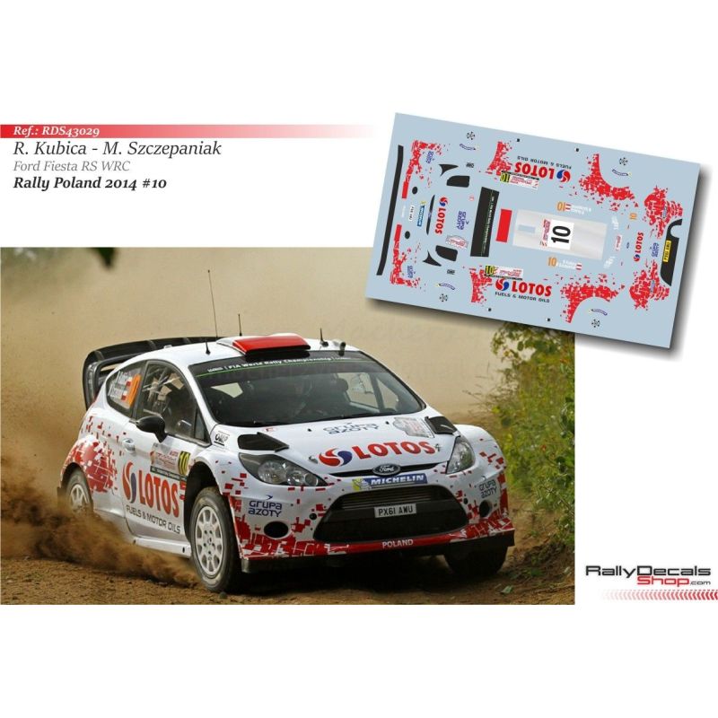 Robert Kubica - Ford Fiesta RS WRC - Rally Polonia 2014