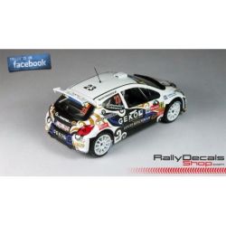 Melisa Debackere - Peugeot 207 S2000 - Rally Ypres 2014