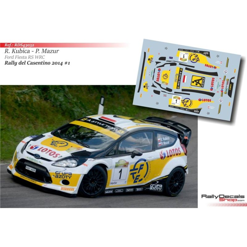 Robert Kubica - Ford Fiesta RS WRC - Rally Casentino 2014