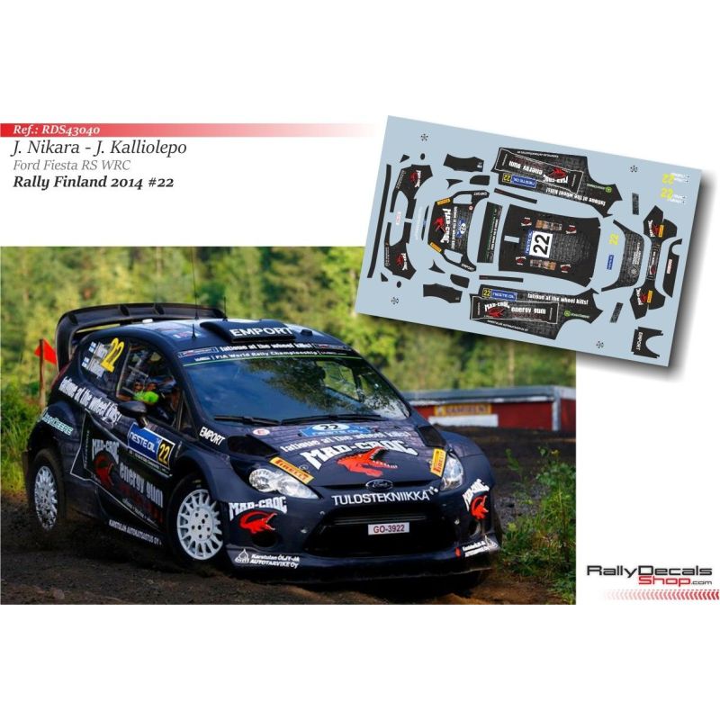 Jarkko Nikara - Ford Fiesta RS WRC - Rally Finlandia 2014