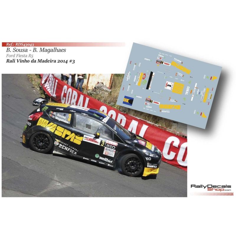 Bernardo Sousa - Ford Fiesta R5 - Rali Vinho da Madeira 2014
