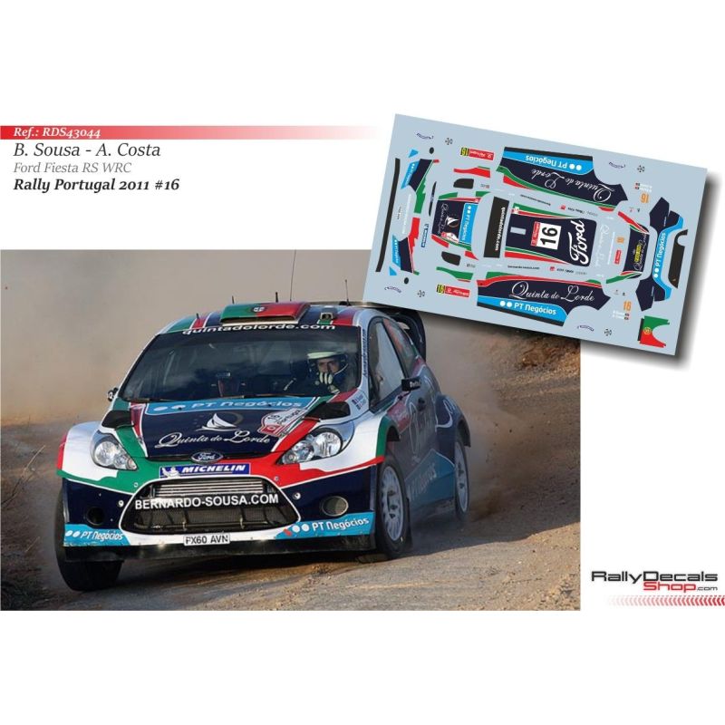Bernardo Sousa - Ford Fiesta RS WRC - Rally Portugal 2011