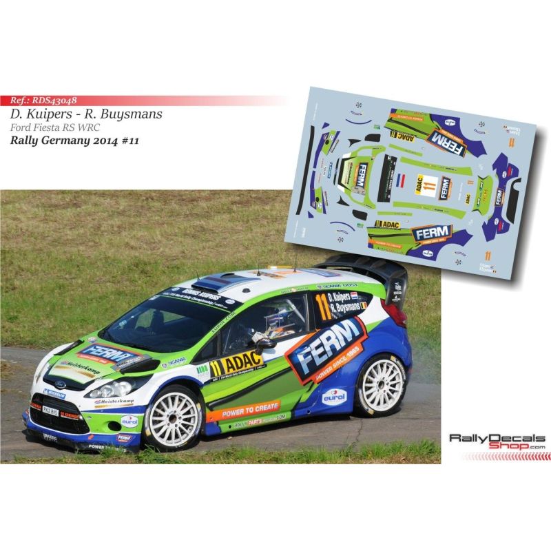 Dennis Kuipers - Ford Fiesta RS WRC - Rally Germany 2014
