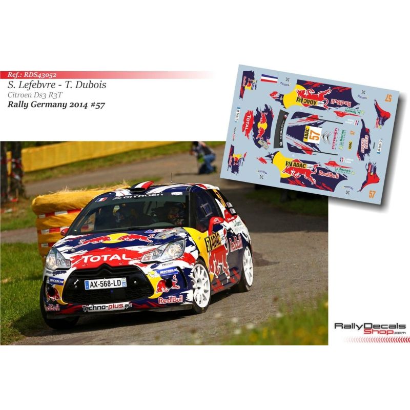 Stephane Lefevbre - Citroen DS3 R3T - Rally Germany 2014