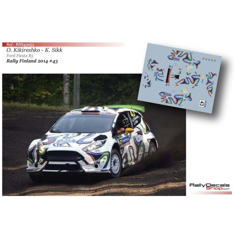 Oleksii Kikireshko - Ford Fiesta R5 - Rally Finlandia 2014