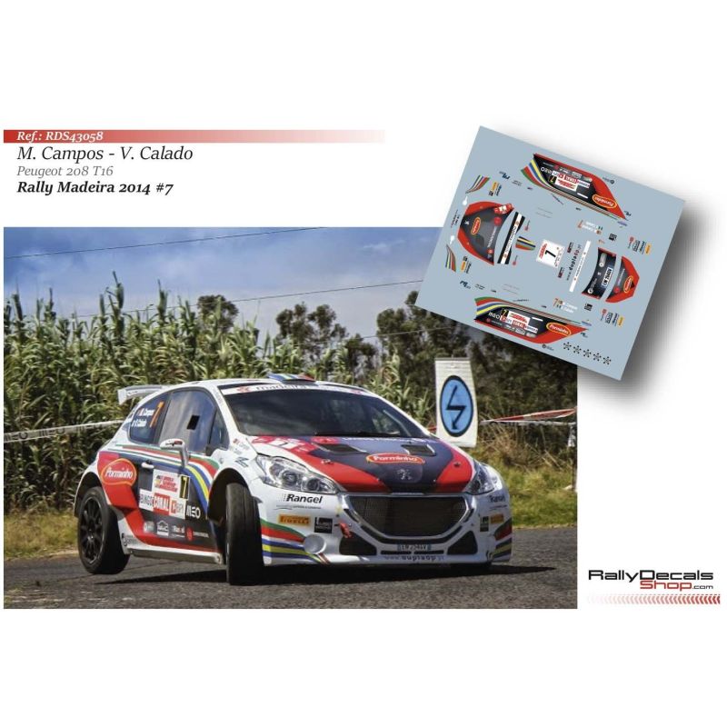 Miguel Campos - Peugeot 208 T16 R5 - Rali Vinho da Madeira 2014