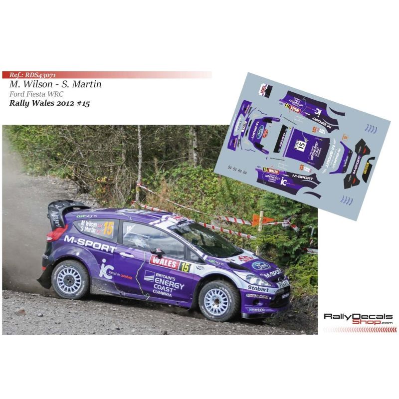 Matthew Wilson - Ford Fiesta RS WRC - Rally Wales 2012