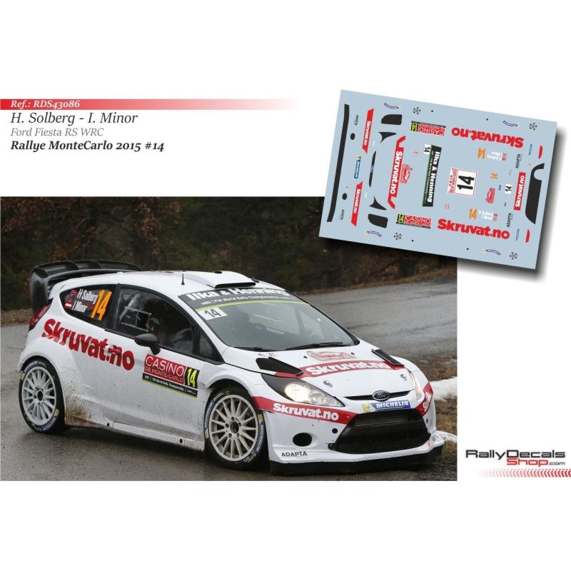 Henning Solberg - Ford Fiesta RS WRC - Rally Montecarlo 2015