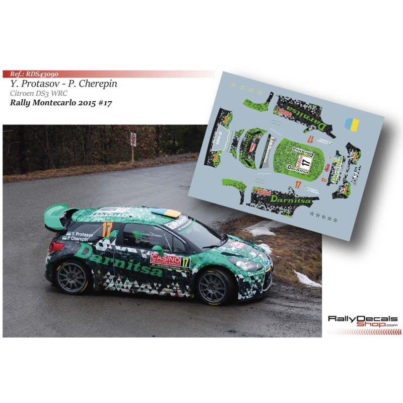 Yuriy Protasov - Citroen DS3 WRC - Rally Montecarlo 2015