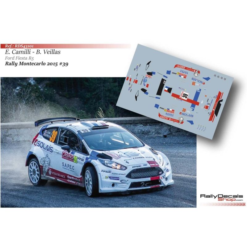 Eric Camilli - Ford Fiesta R5 - Rally Montecarlo 2015