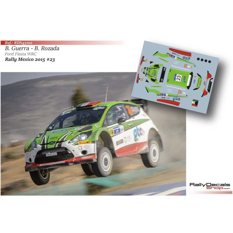 Benito Guerra - Ford Fiesta RS WRC - Rally Mexico 2015