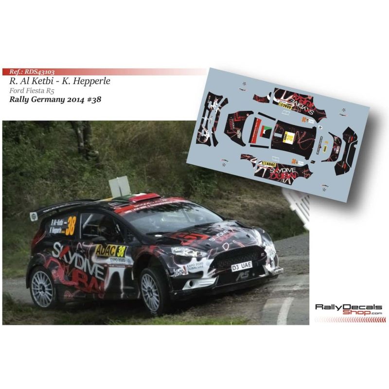 Rashid Al Ketbi - Ford Fiesta R5 - Rally Germany 2014