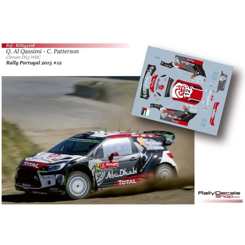 Khalid Al Qassimi - Citroen DS3 WRC - Rally Portugal 2015